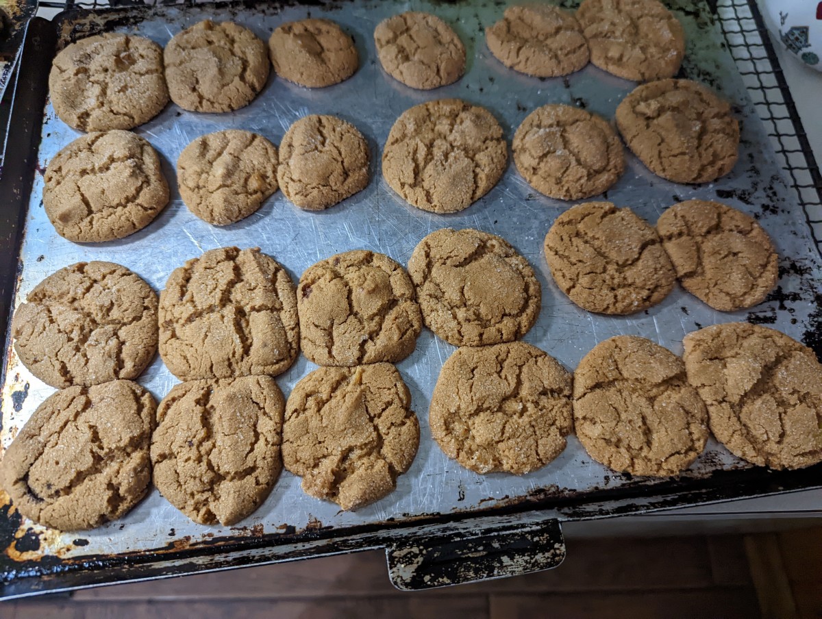 Gingersnap Cookies - with Real Ginger