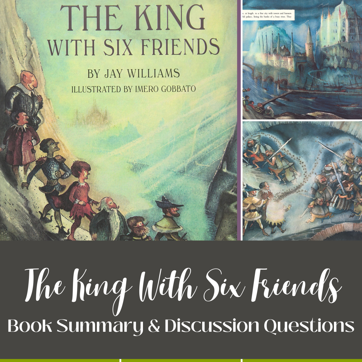 Vintage Modern Children's Books: The King With Six Friends by Jay Williams