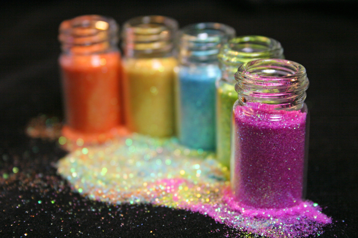 Glitter Paper Crafts-Tips and Ideas