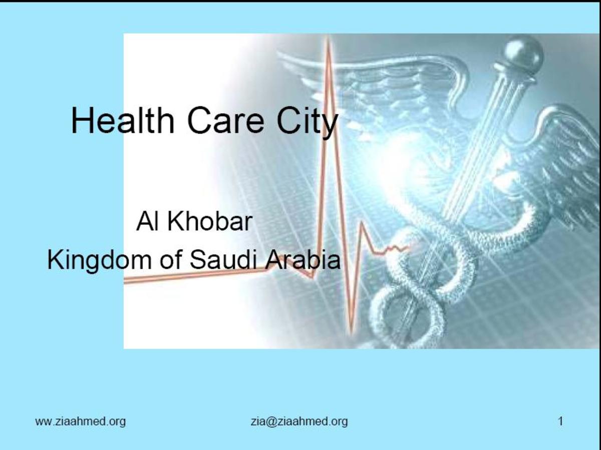 Saudi Healthcare City - Feasibility Report and Project Appraisal Report
