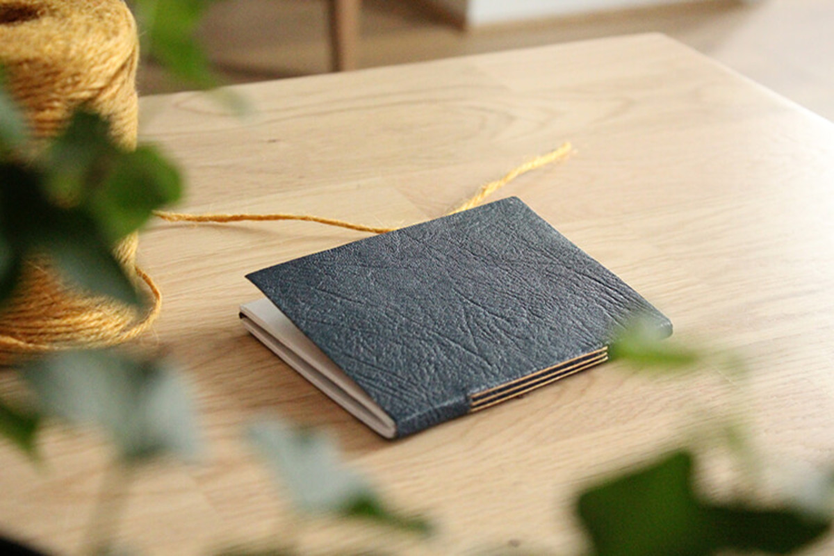 Create your own leather bound notebook with just a few steps