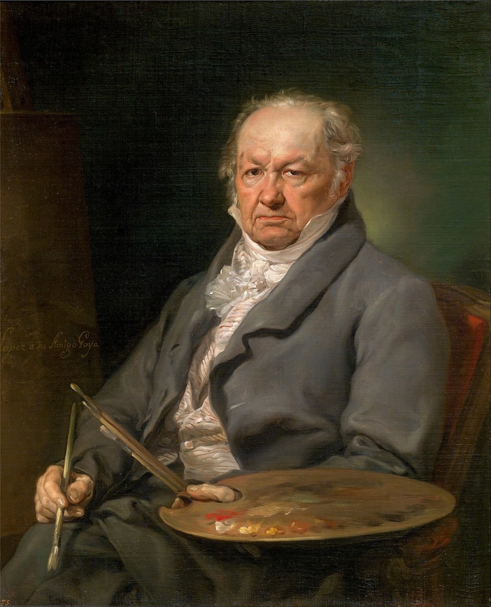 Portrait of Goya by Vicente López Portaña, c. 1826. Museo del Prado, Madrid