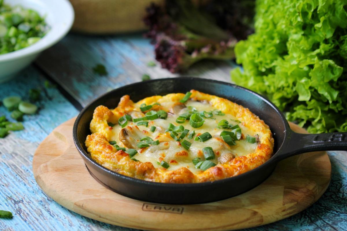 Photo by Shameel mukkath: https://www.pexels.com/photo/a-close-up-shot-of-a-frittata-in-a-skillet-5639255/
