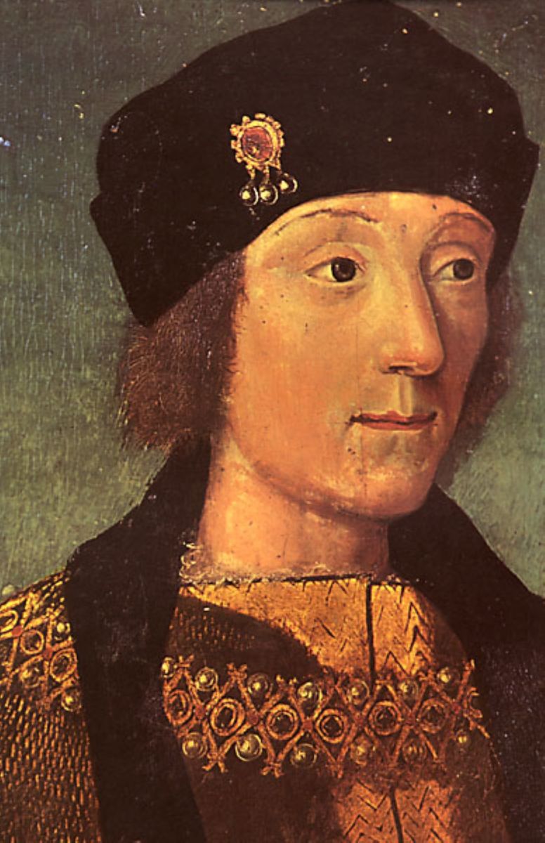 Henry Tudor, King Henry VII of England was Catherine de Valois and Owen Tudor's grandson.