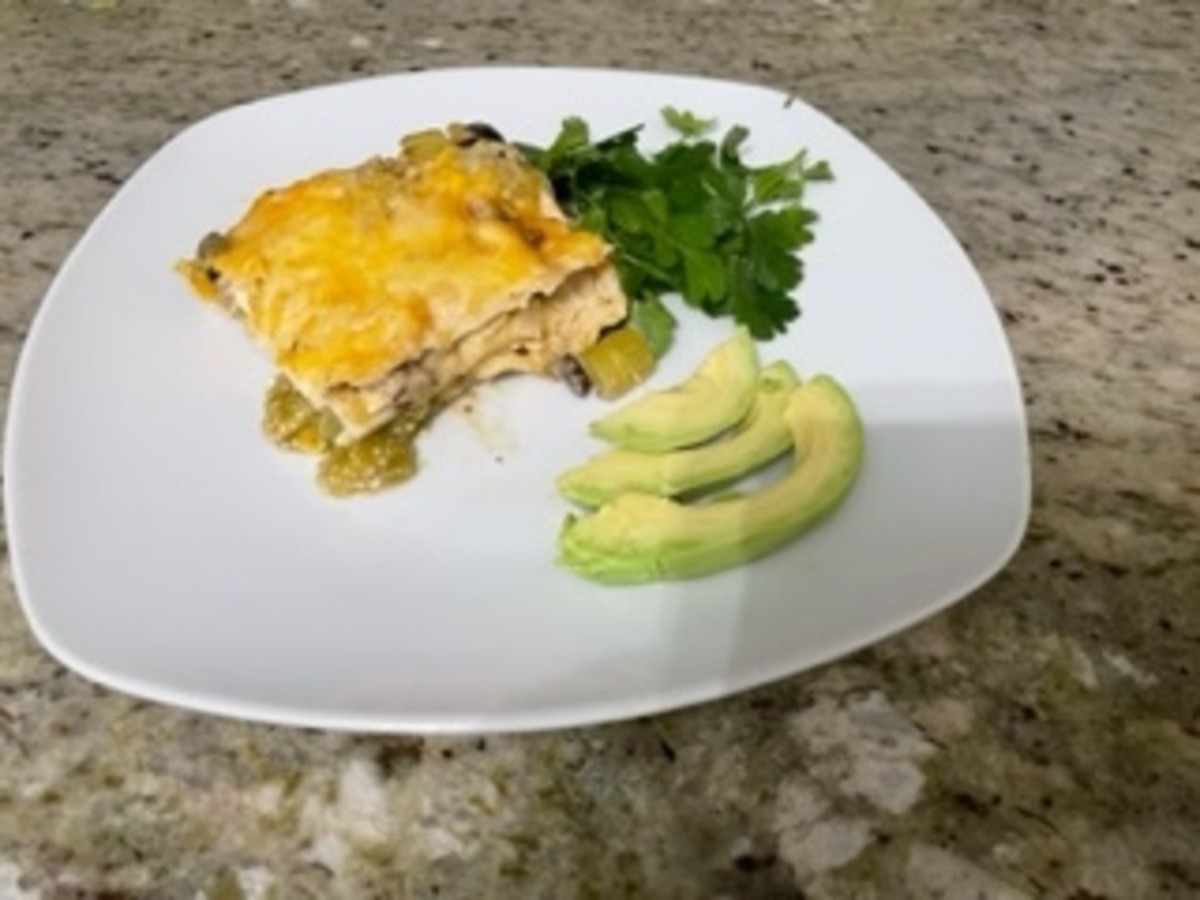 Plated Mexican Casserole