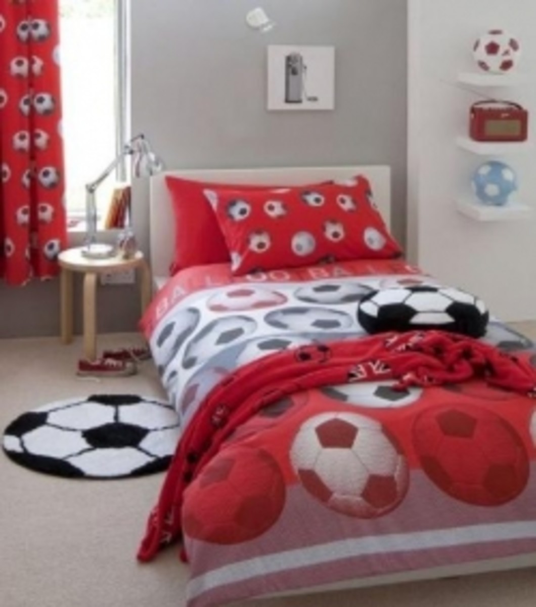 Soccer Ball Bedroom Theme