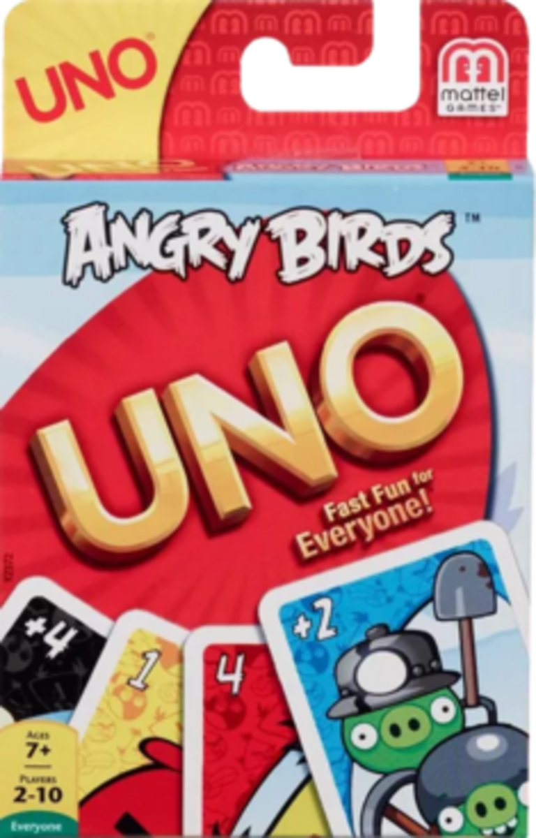 Uno Angry Birds Cards