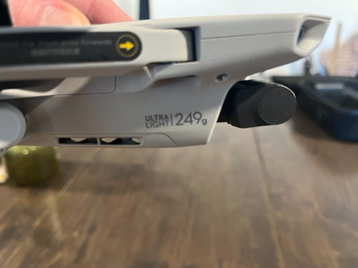 The DJI Mini 2 only weighs 249 grams