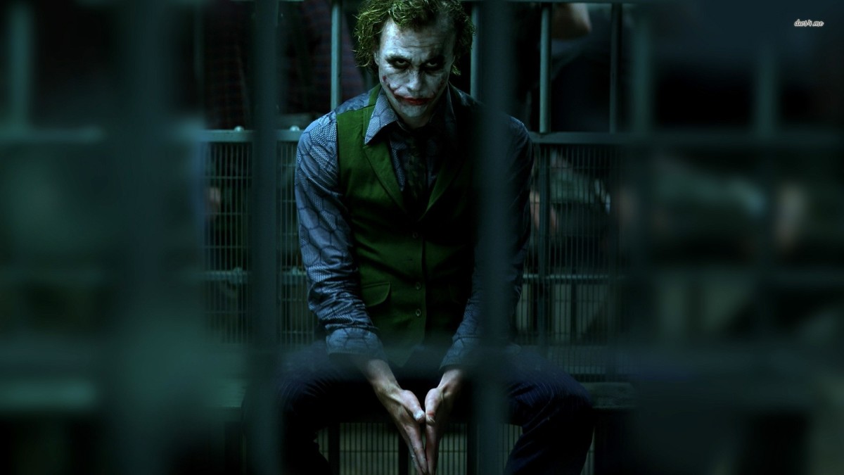 Heath Ledgers iconic portrayal of the Joker.