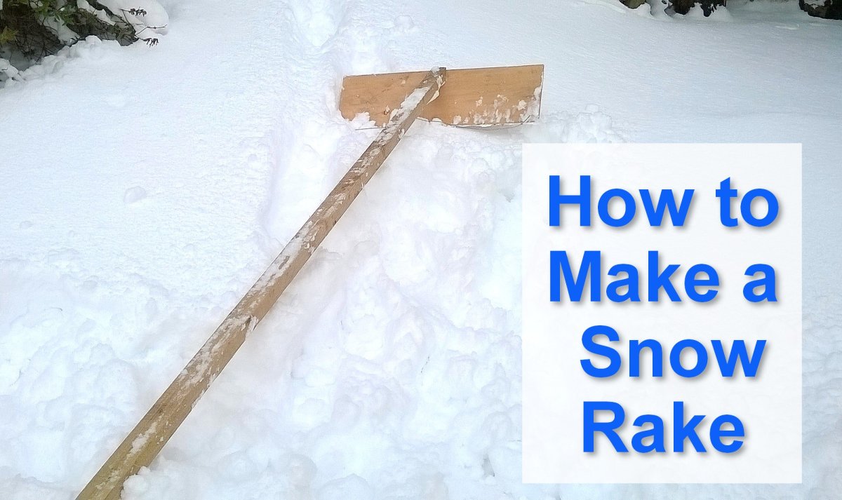 How to Make a Snow Rake for Fast Cleaning of Roofs
