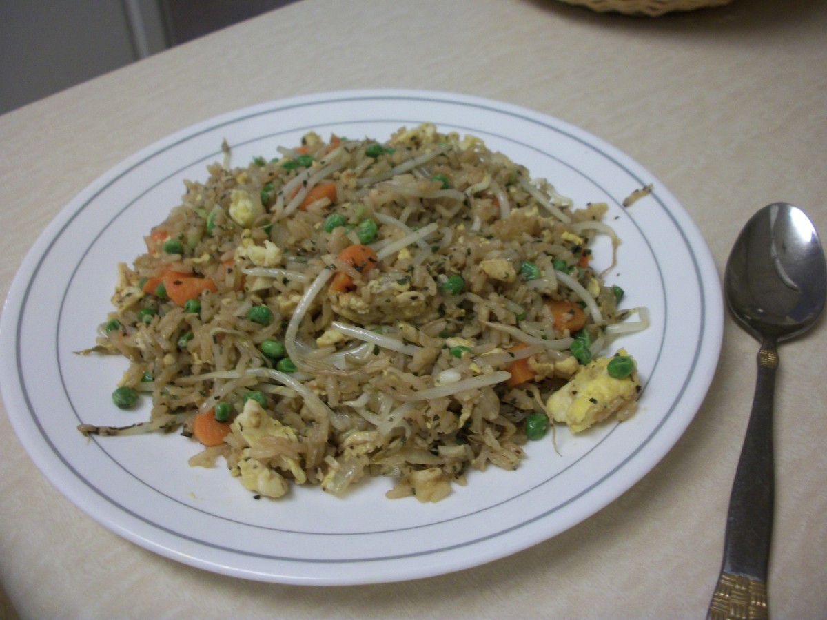 Thai Basil Vegetarian Fried Rice Recipe