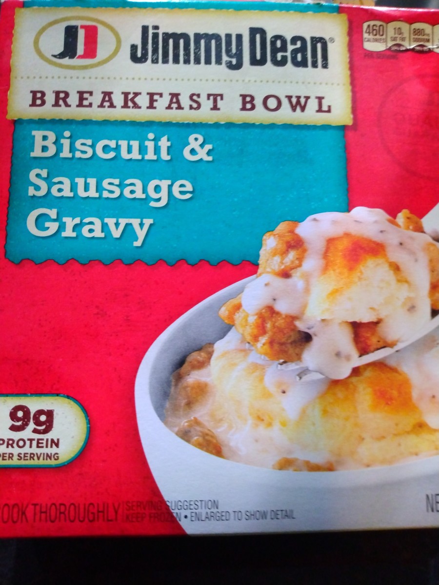 Review of Jimmy Dean Breakfast Bowls: Biscuits and Gravy