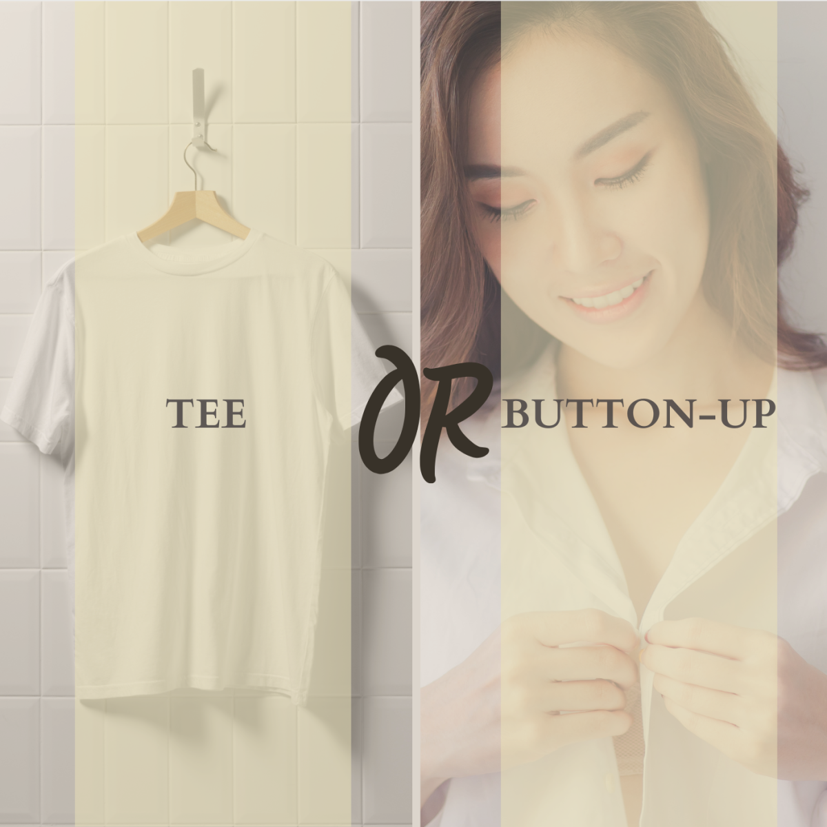 Tee or button-up?