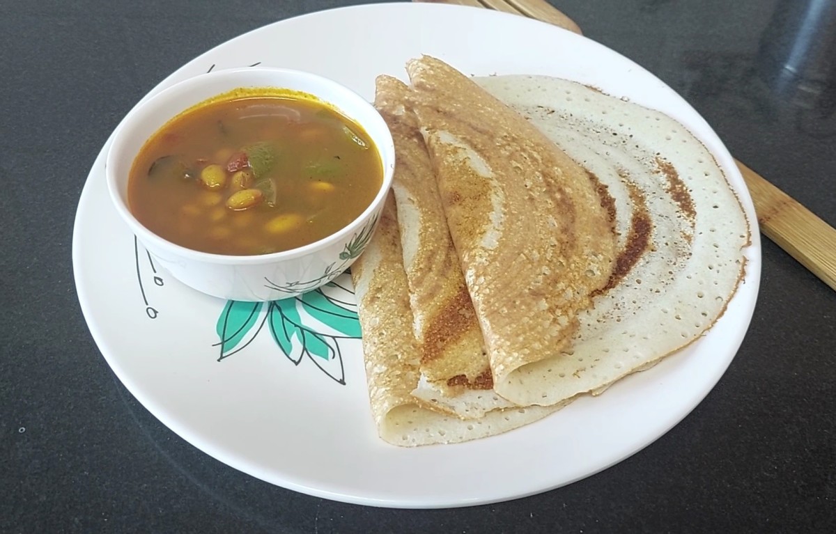 Rava-Urad Dal Dosa Recipe: Indian Breakfast or Snack