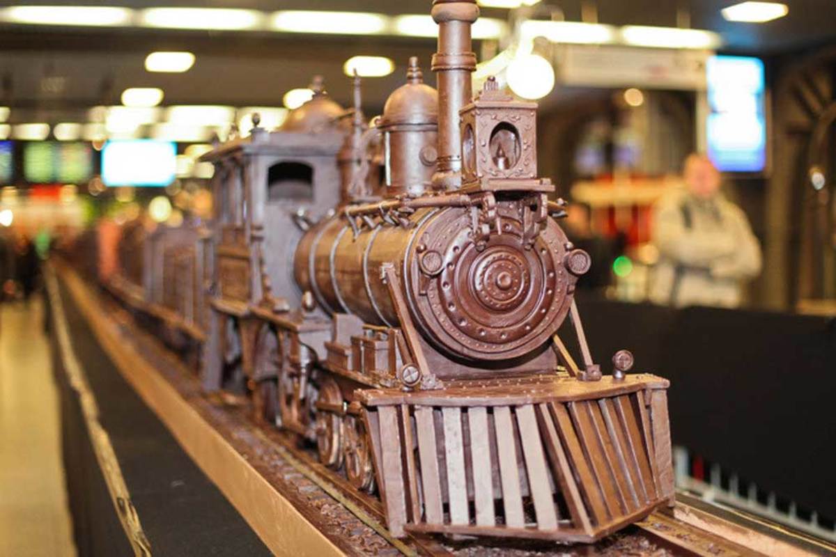 Chocolate Train Miniature