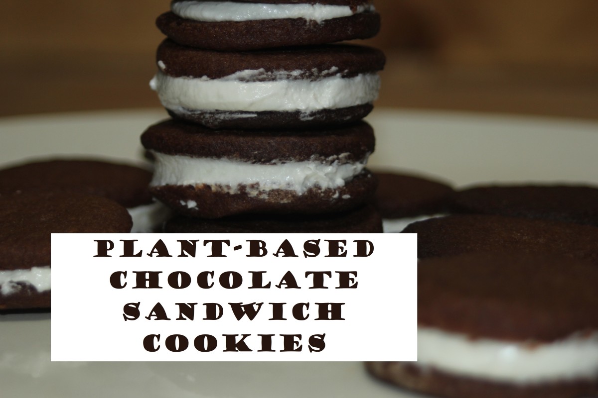 Plant-Based Chocolate Sandwich Cookies