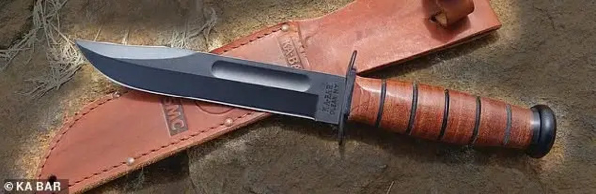 A KA-BAR knife similar to the one believed to have been used in the Idaho student murders. — Source: NY Breaking