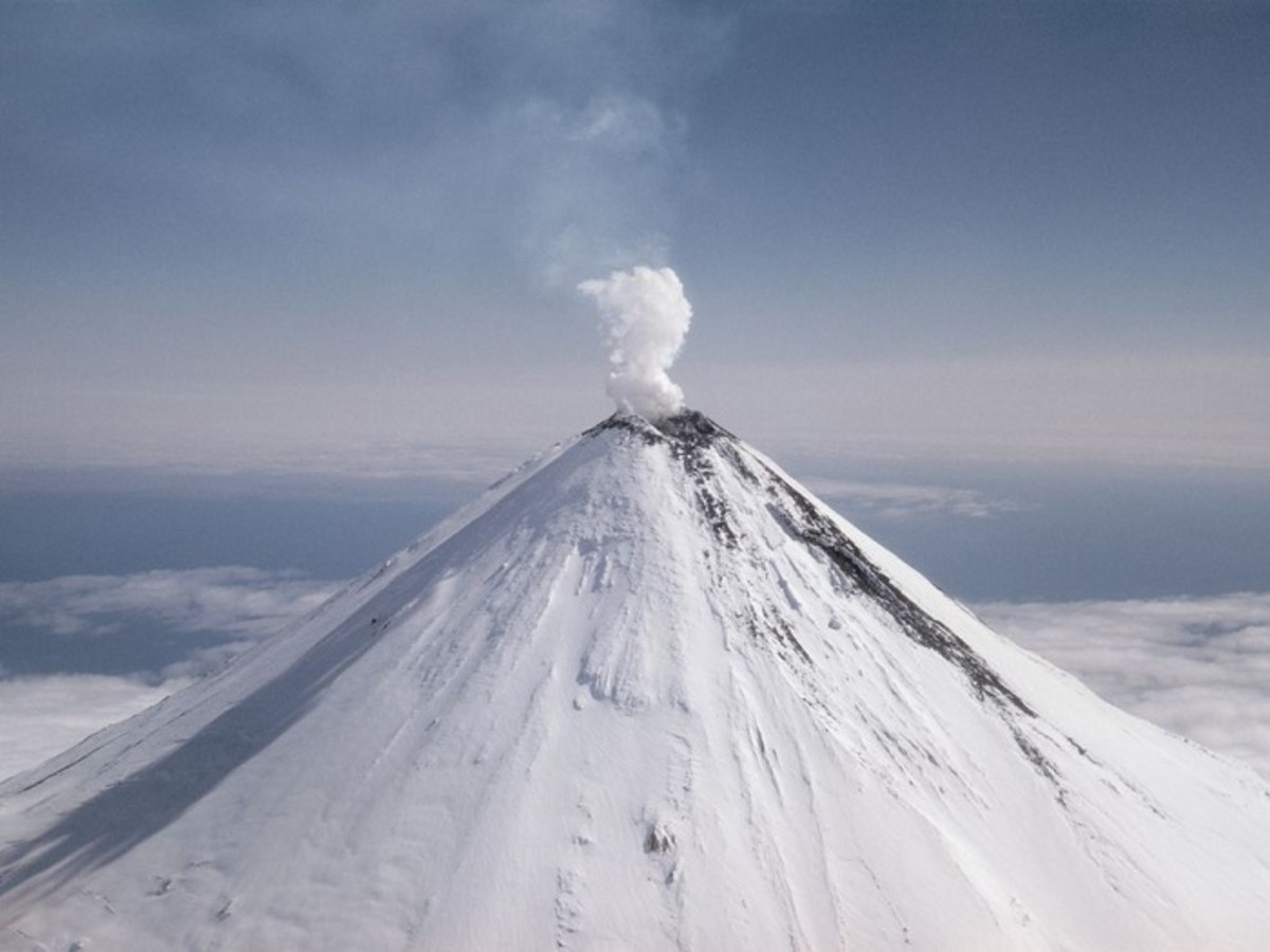 Volcanic activity also occurs in Antarctica, despite the severe cold.