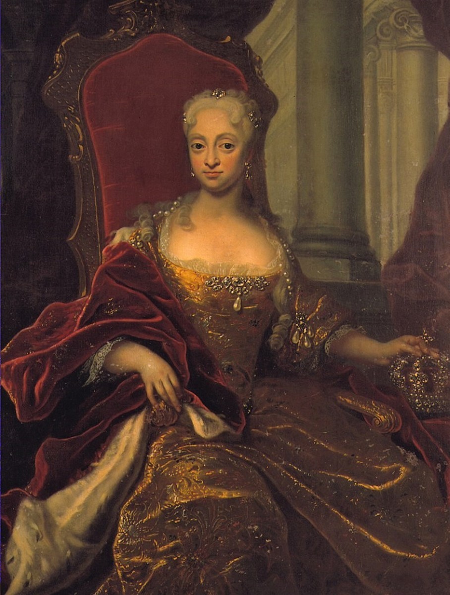 Frederik IV's long suffering wife and queen Louise of Mecklenburg-Gustrow.