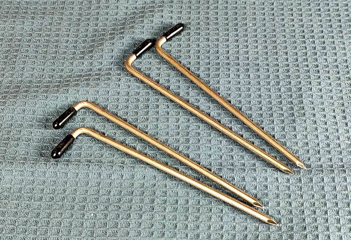 Four stakes are provided