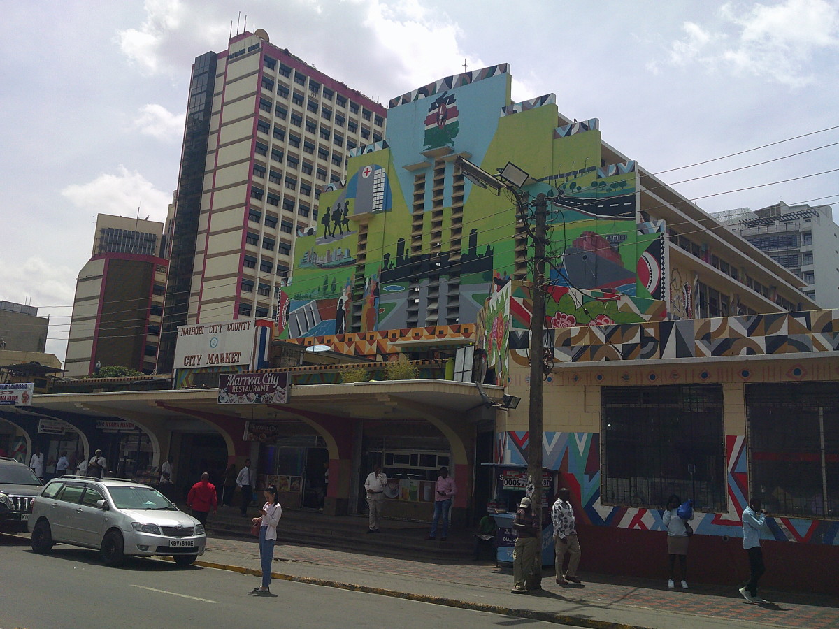 The colonial style City Market, very decorated for a gazetted building.