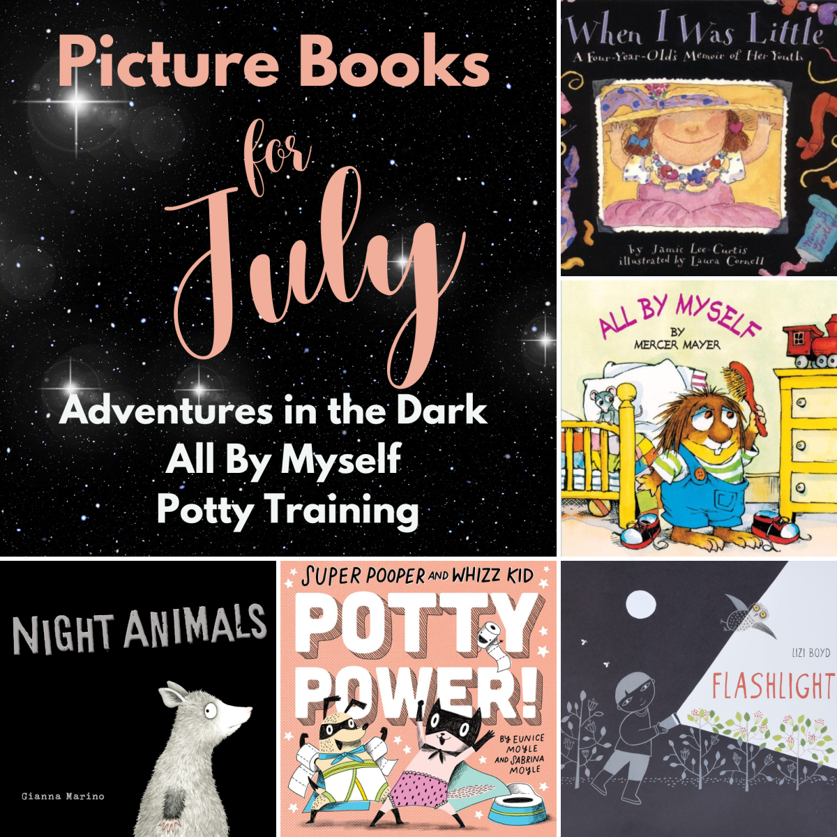 Children's Picture Books and Preschool Storytime Themes for July