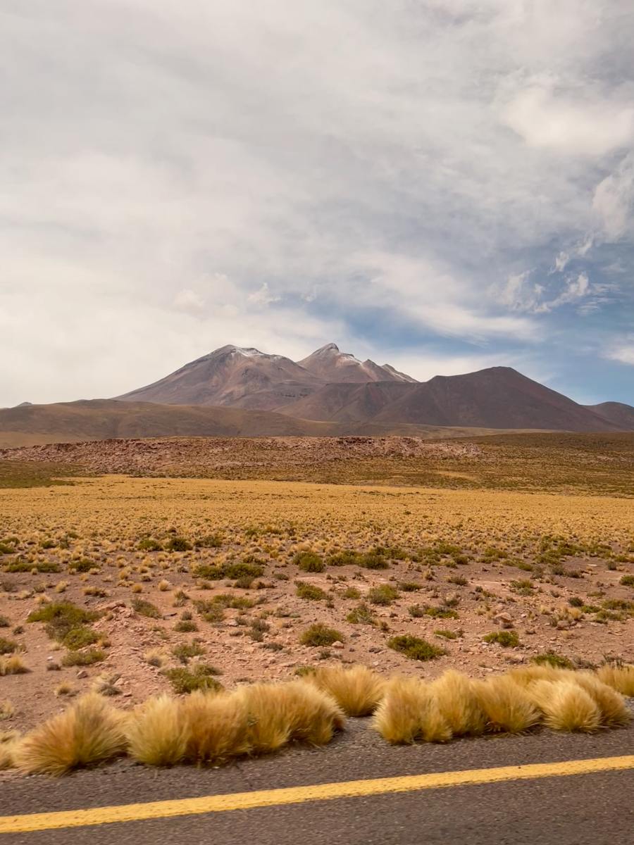 Brown mountains in the Atacama Desert. Picture taken in San Pedro de Atacama, Antofagasta, Chile.