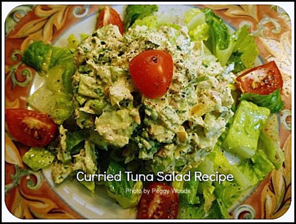 How to Make a Delicious Crunchy Curried Tuna Salad Recipe with Fresh Herbs