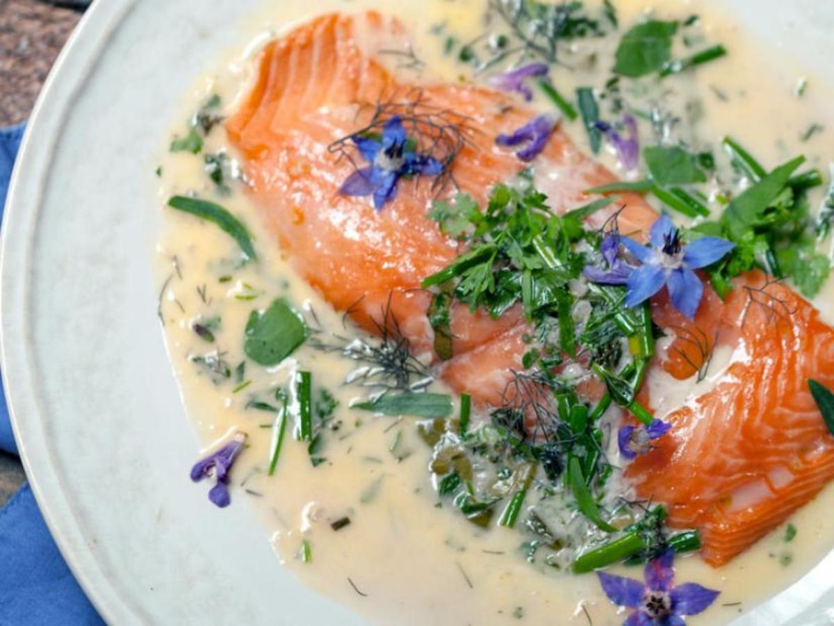Signature Dishes of Famous Chefs: Jerry Traunfeld Salmon