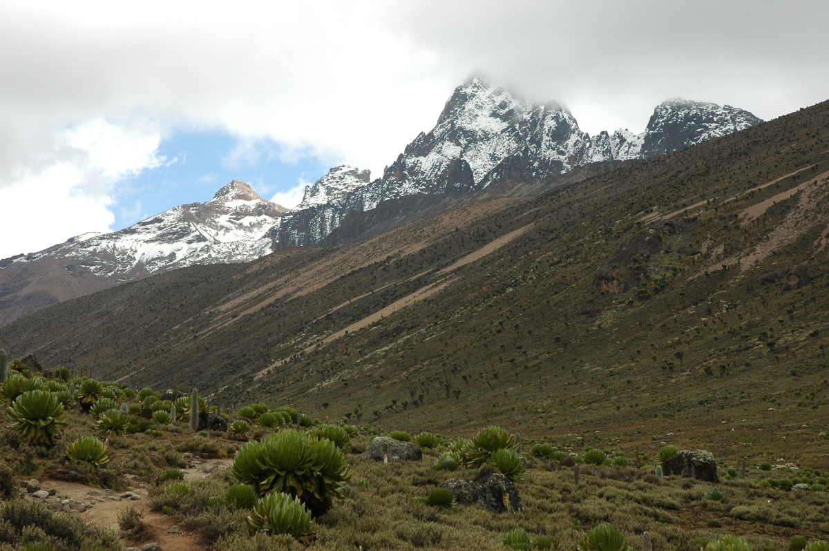 Mt. Kenya, sacred adobe of Mwenenyaga Mt. Kenya, sacred adobe of Mwenenyaga