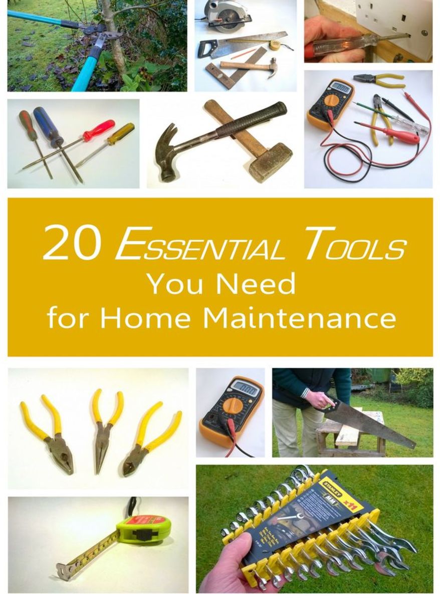 20 Tools You Need for Home Maintenance and DIY