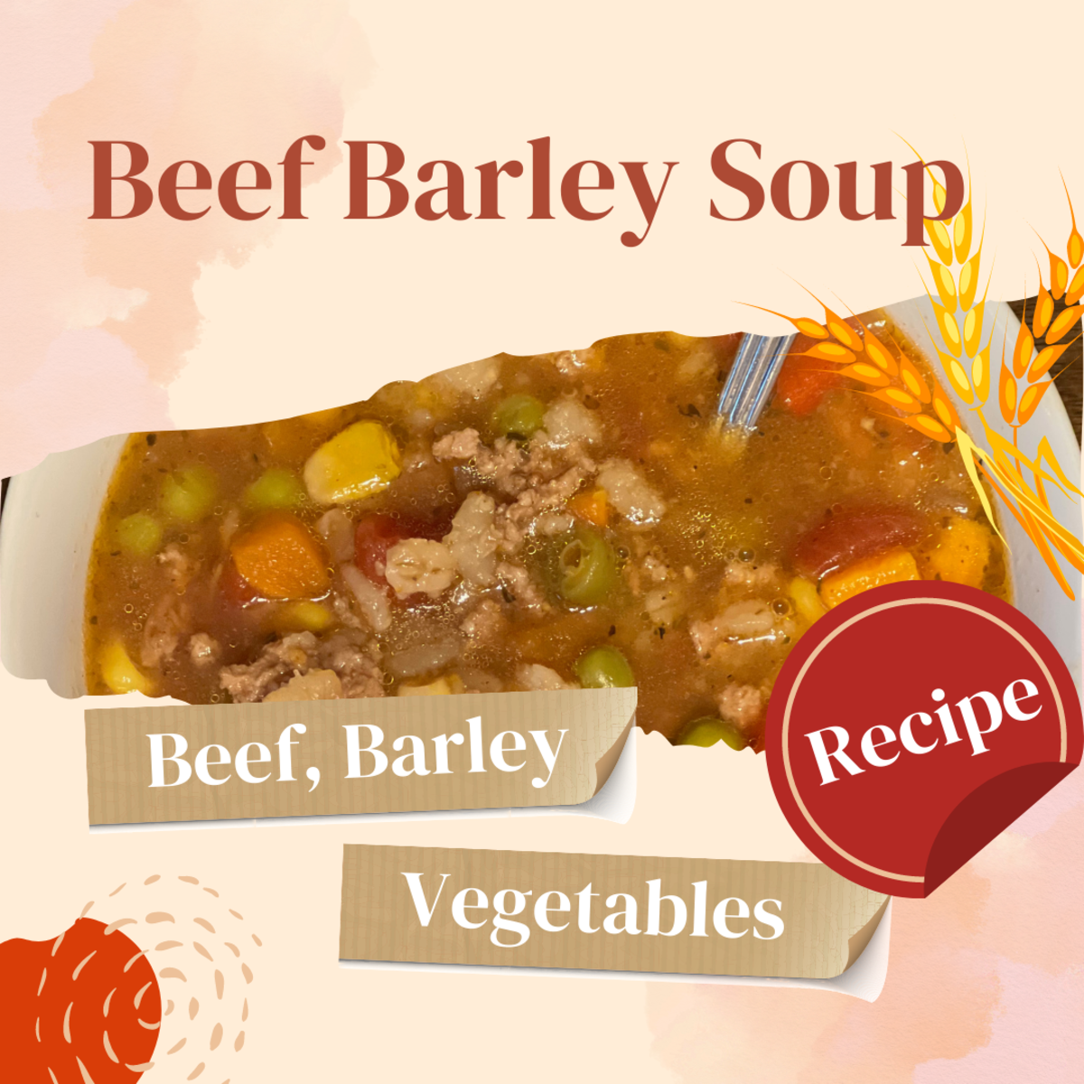 Slow Cooker Ground Beef Barley Soup