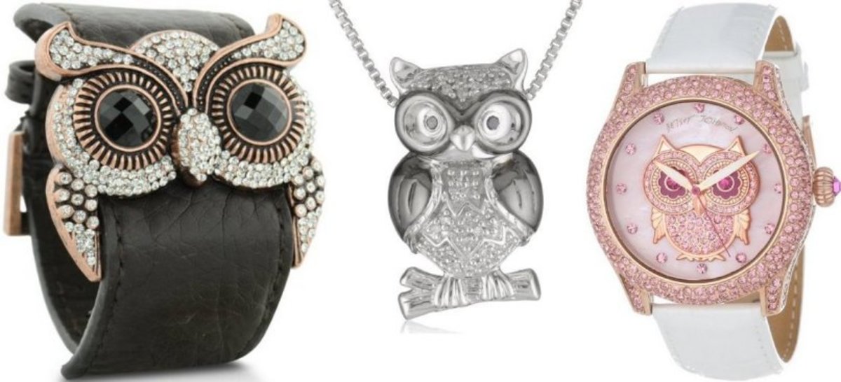 Buy owl jewelry online: Best selling necklaces, pendants, cuffs, rings and watch