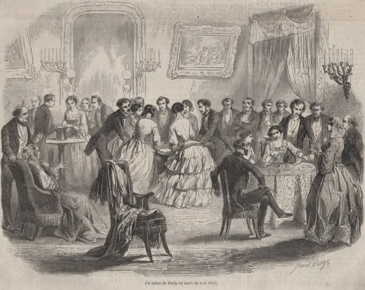 在19世纪的法国，一场聚会被“精神引导”的桌子翻转现象逗乐。