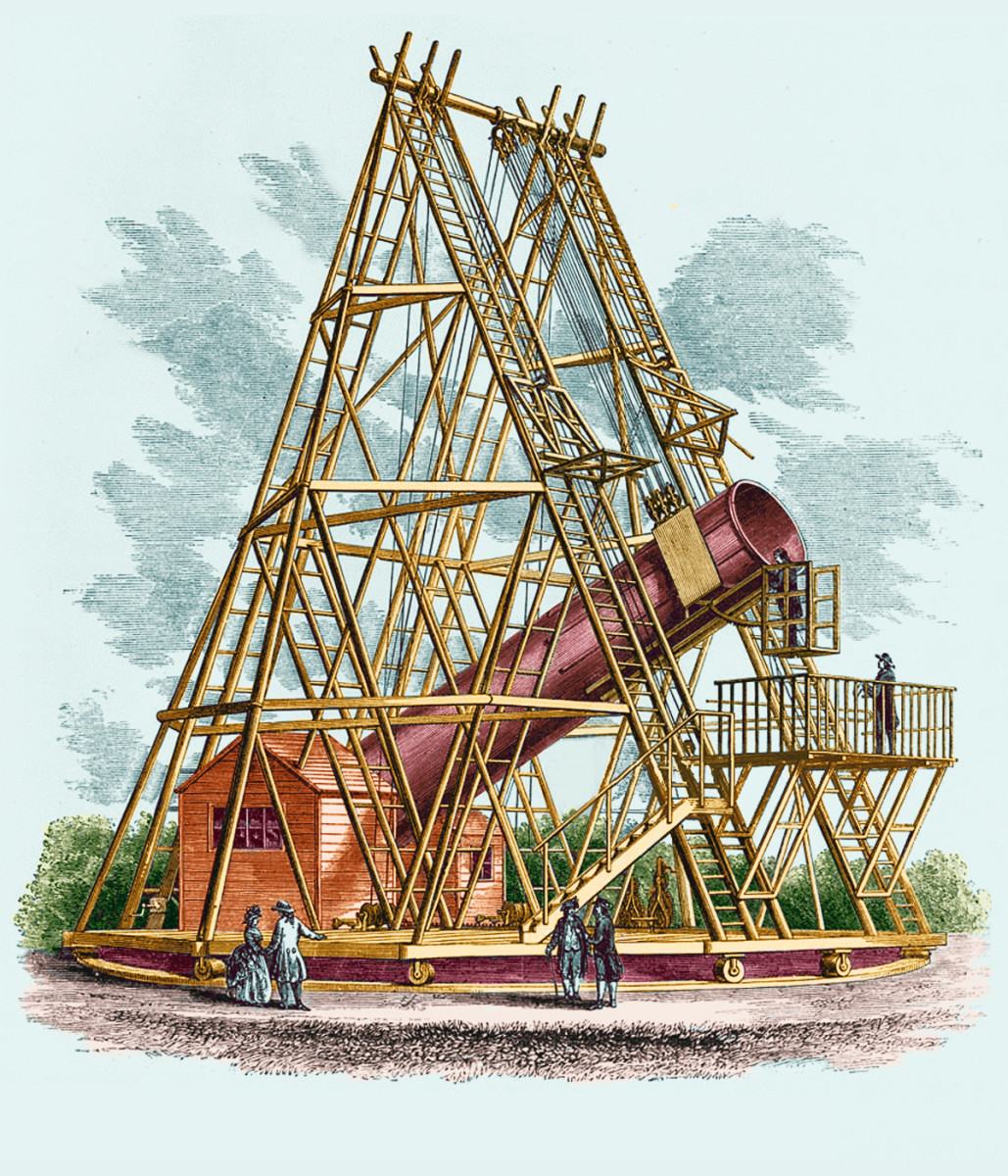 William Herschel and the Giant 40-foot Telescope
