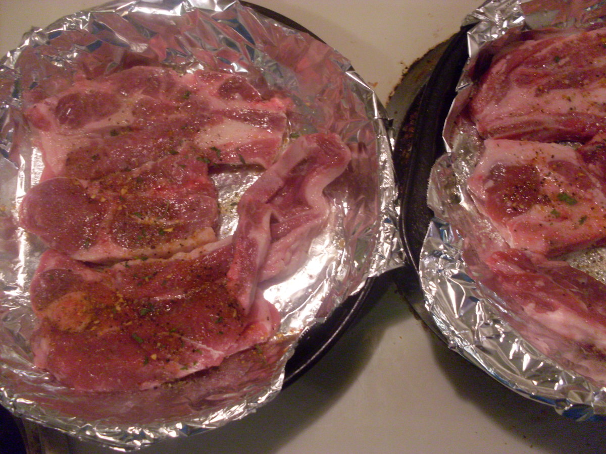 Recipe for How To Make Roast Lamb With Green Peas and Rice a Very