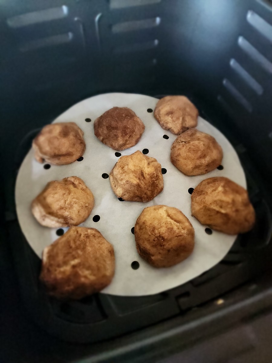 Amazing Air Fryer Snickerdoodle Cookie Recipe Delishably
