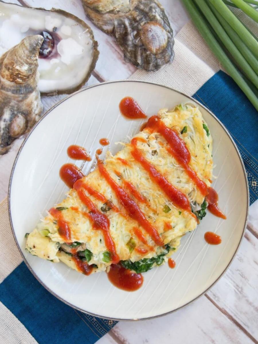 Oyster Pancake / Omelette Recipes as Snack
