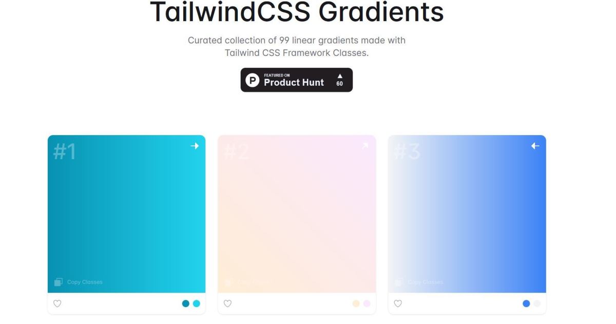 Tailwind CSS Gradient Generator