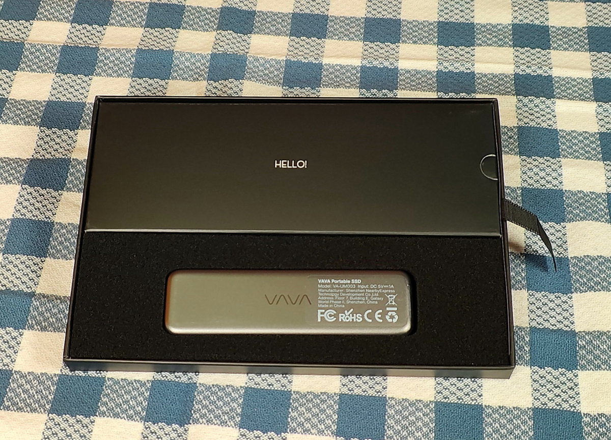 Review of the VAVA Portable SSD