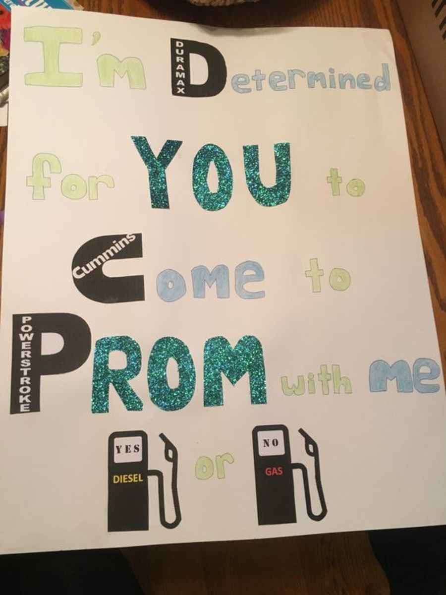 prom asking posters