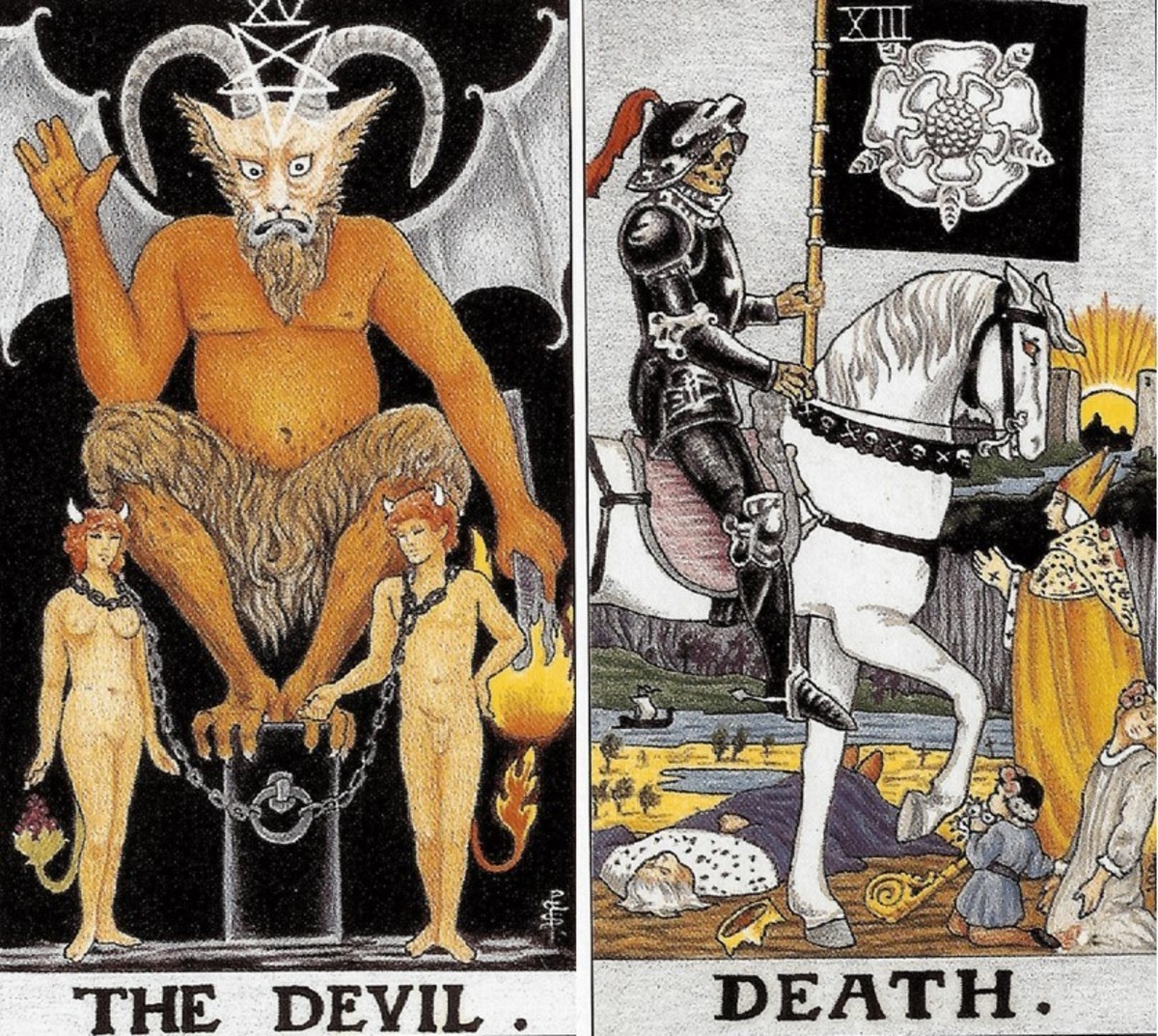 Tarot Interpretation: When the Devil Card Appears With Death
