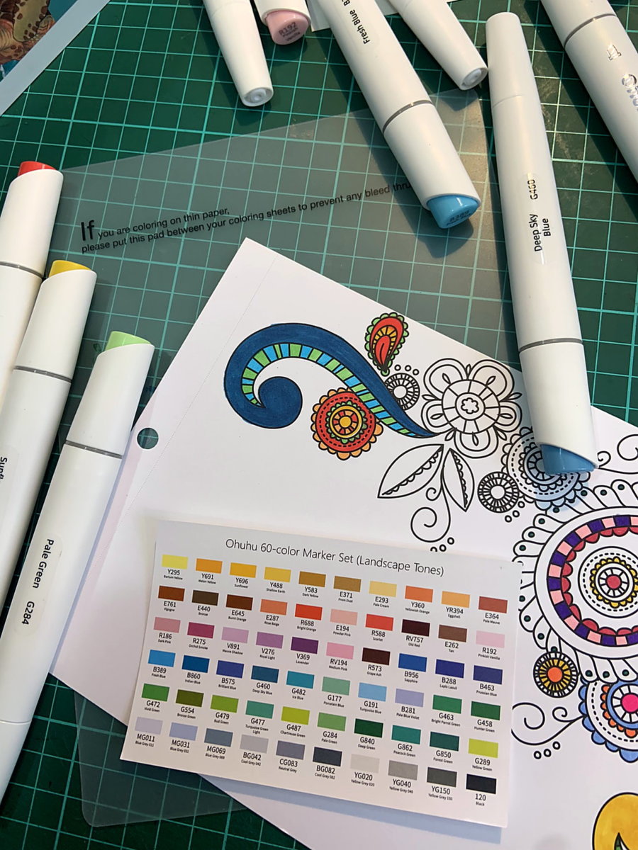 Review of the Ohuhu Kaala Series Dual-Tip Alcohol Art Markers - FeltMagnet