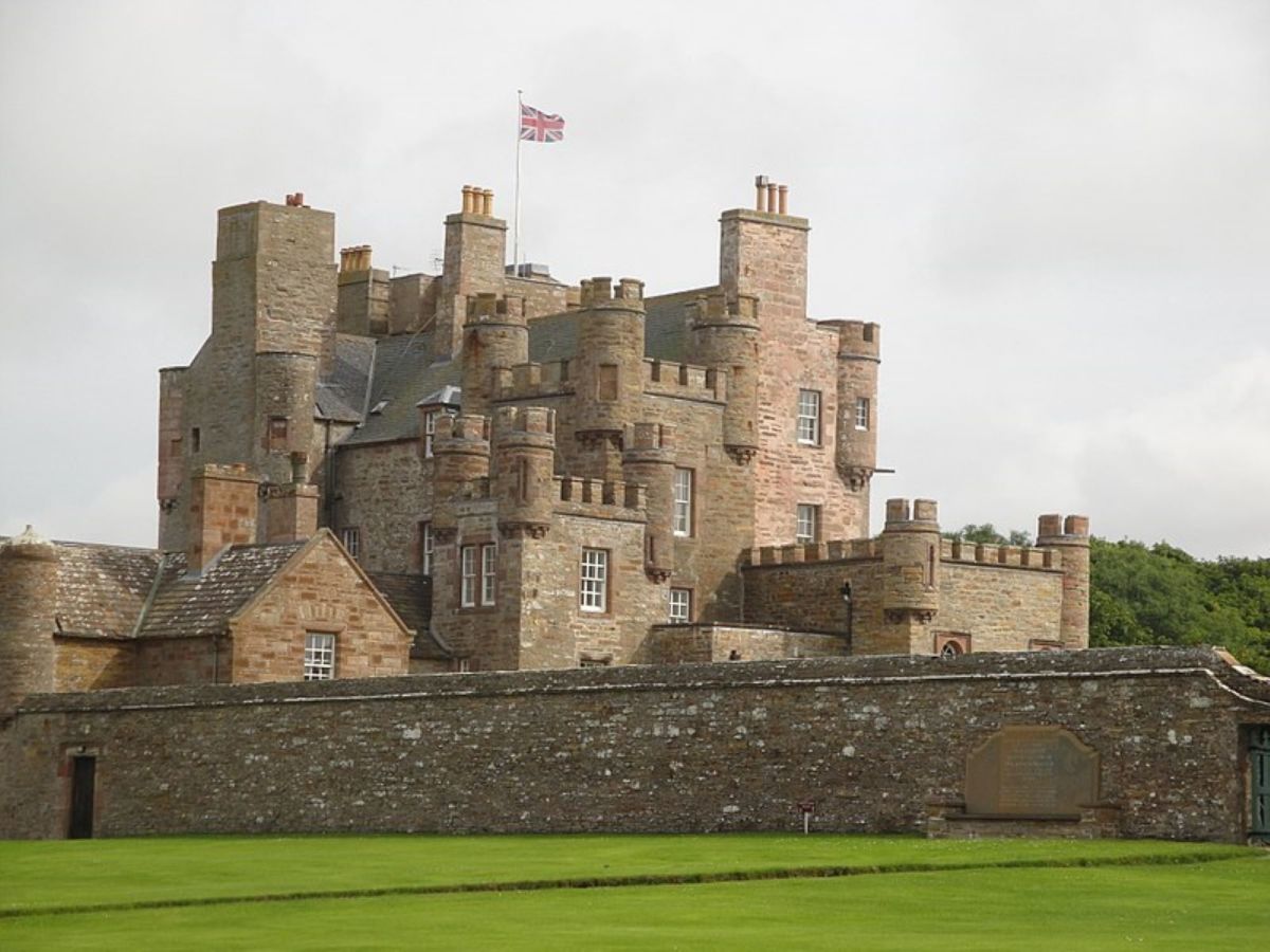 The Castle of Mey, Caithness in Scotland was the holiday home of Queen Elizabeth, the Queen Mother.