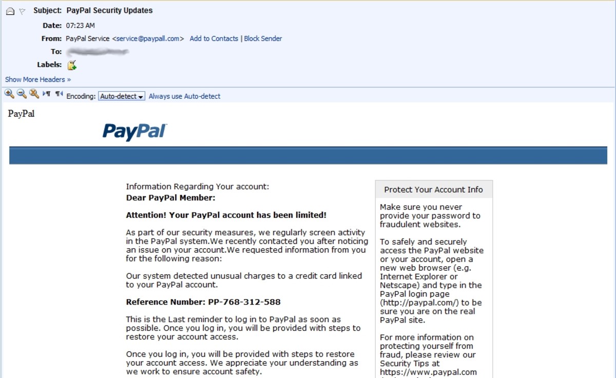 E-Mail Fraud: How to Spot a Phishing Scam