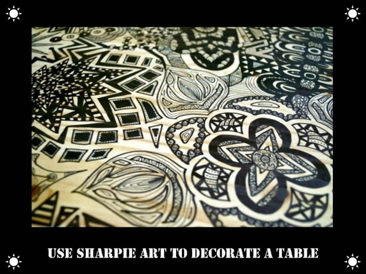 Sharpie Art - Design a Table