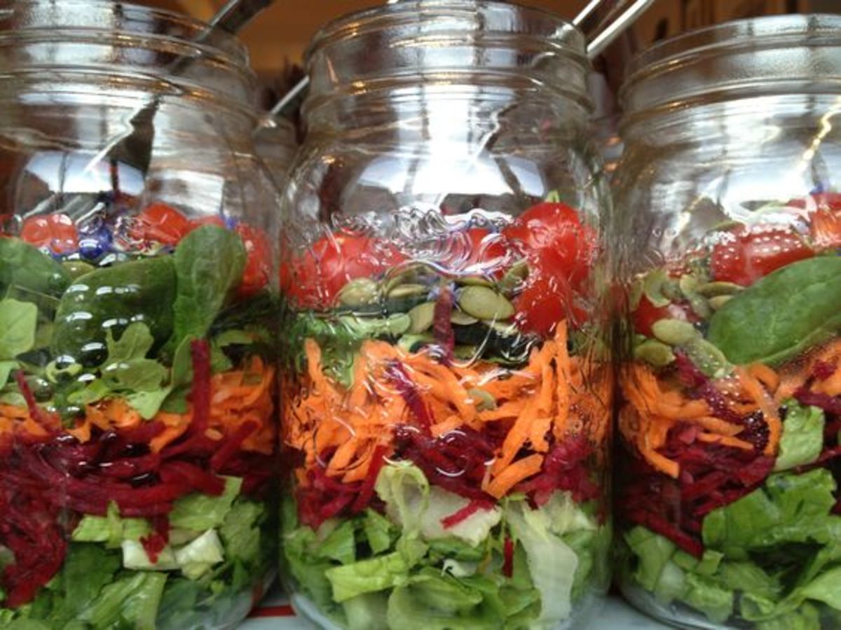 Everyday Mason Jar Salad - Simply Scratch