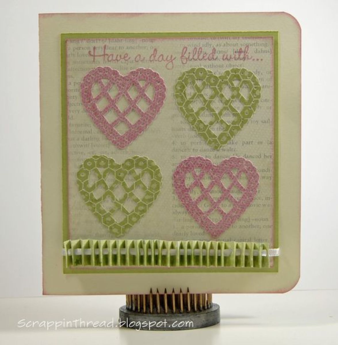 Intertwined Hearts Paper Punch, Journaling, Scrapbook 