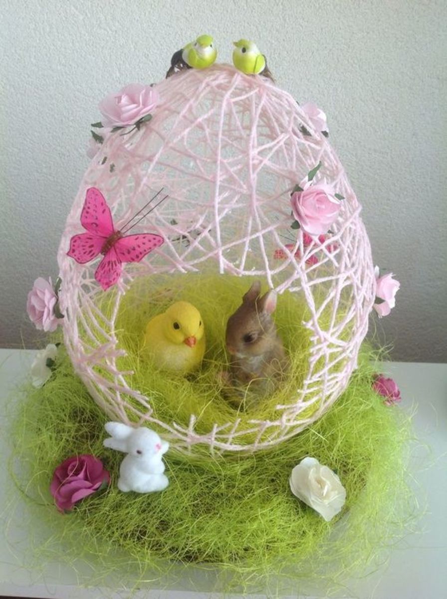 35+ Adorably Cute String Egg Easter Basket Ideas - HubPages