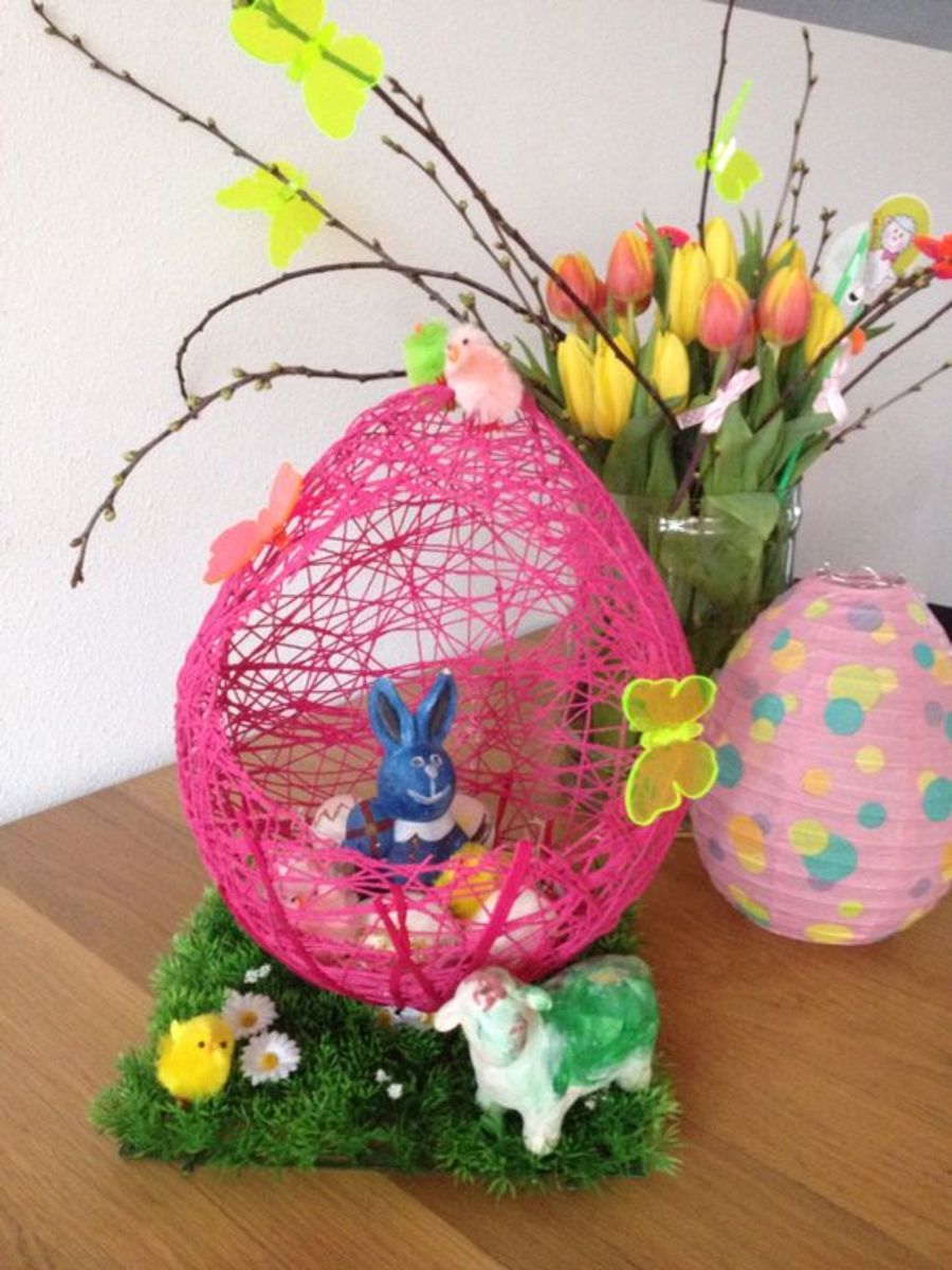 35+ Adorably Cute String Egg Easter Basket Ideas - HubPages